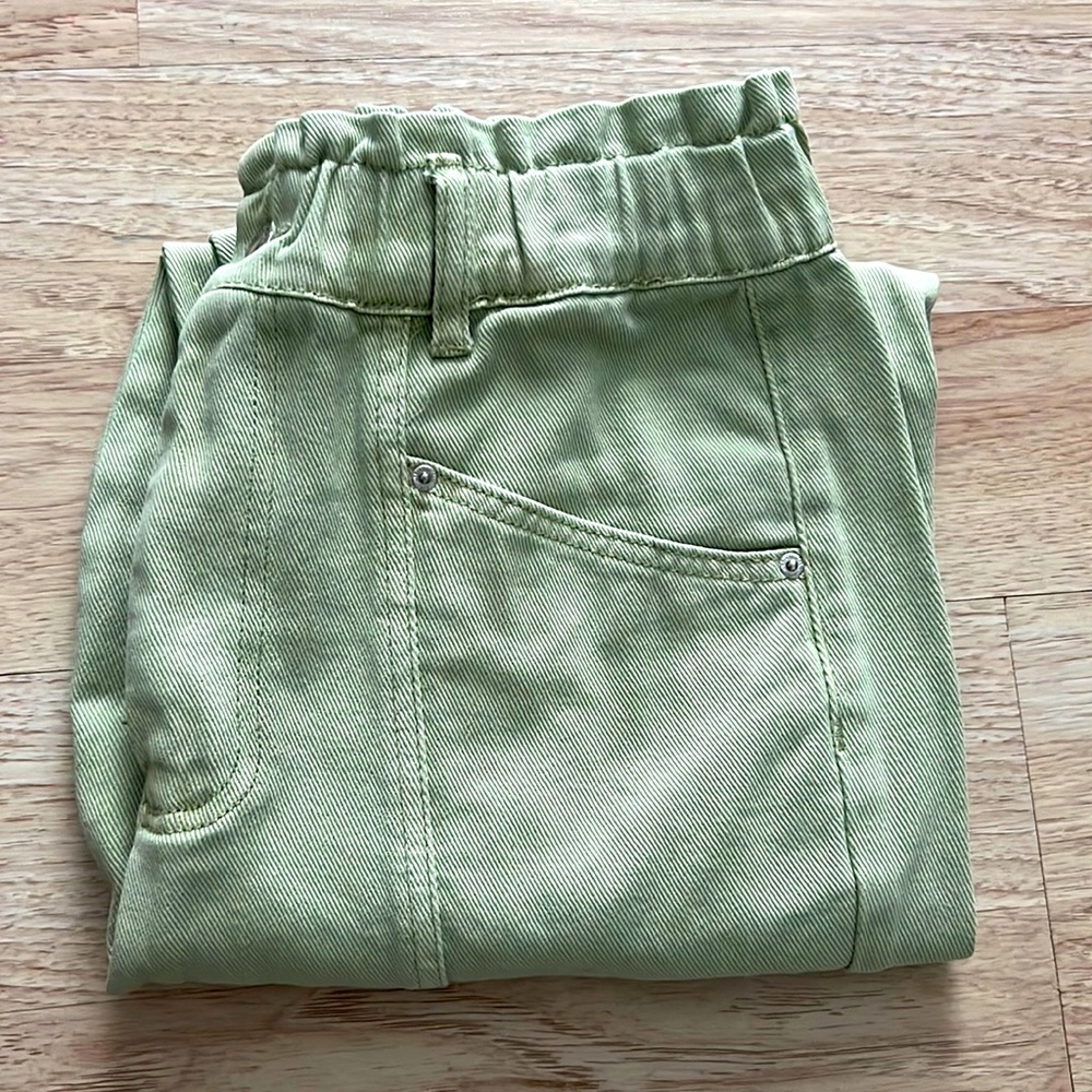 Sage green jeans